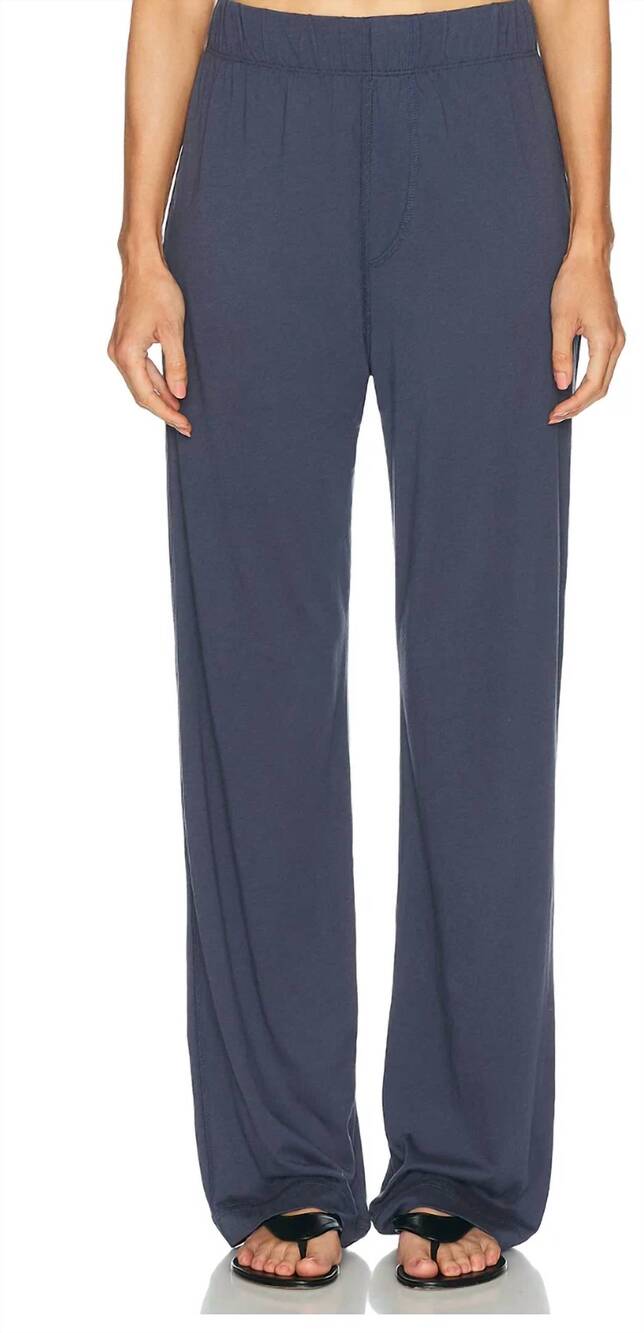 NEW ETERNE women's chloe lounge pant in washed navy